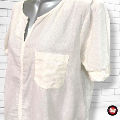 **HOY** Blusa de manga corta CECIL color Blanco Talla M (grande)