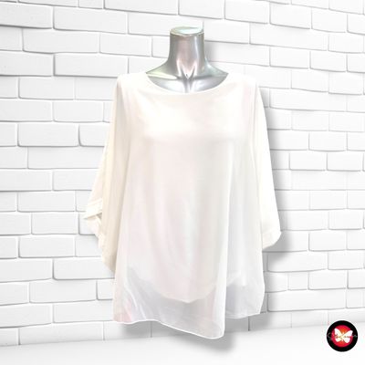 **HOY** Blusa corte mariposa CHELA color Blanco Talla ÚNICA