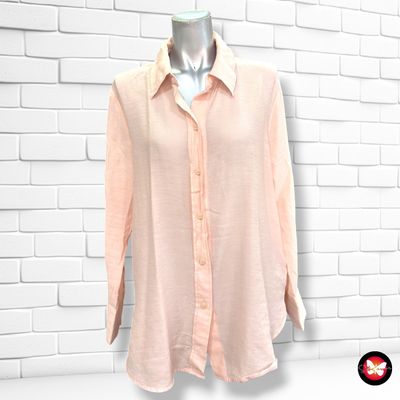**HOY** Camisa de manga larga H&M color Rosa Talla M (grande)