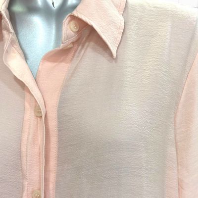 **HOY** Camisa de manga larga H&M color Rosa Talla M (grande)