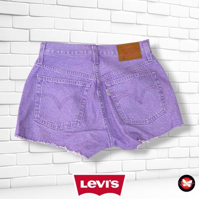 **HOY** Short 501 (botones) LEVI’S color Violeta Talla XS (W25)