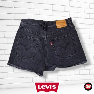 **HOY** Short RIBCAGE (botones) LEVI’S color Negro vaquero Talla M (W28)