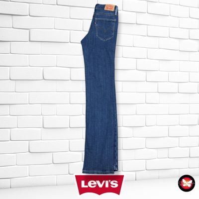 **HOY** Pantalón 724 HIGH RISE STRAIGHT LEVI’S color Azul vaquero oscuro Talla S/M (W27)