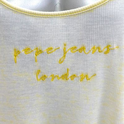 **HOY** Camiseta de tirantes PEPE JEANS color Amarillo Talla L/XL