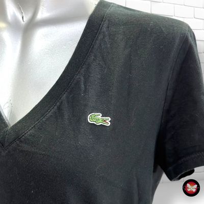 **HOY** Camiseta de manga corta LACOSTE color Negro Talla 40