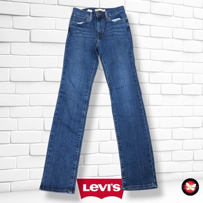 **HOY** Pantalón 724 HIGH RISE STRAIGHT LEVI’S color Azul vaquero oscuro Talla S/M (W27)