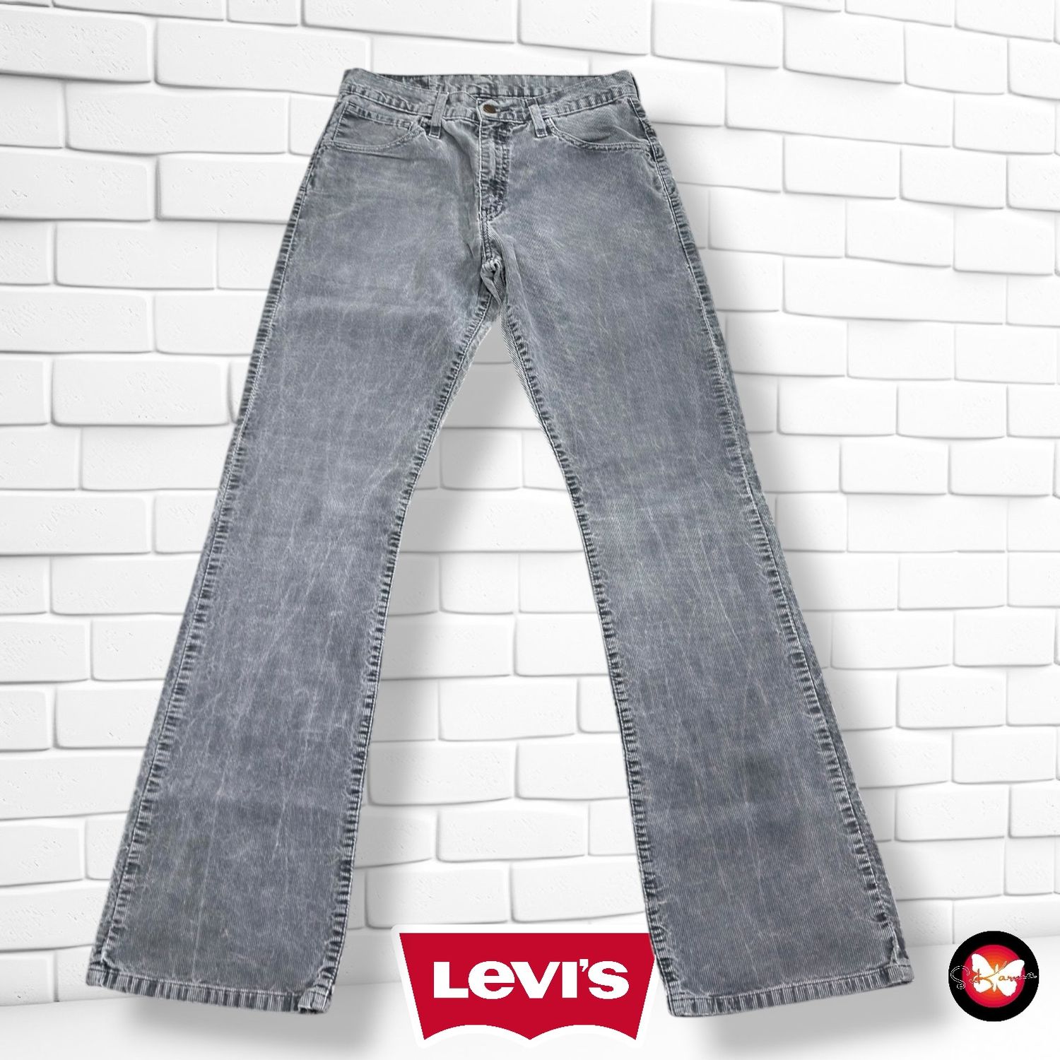 Pantalón de pana 507 LEVI’S color Gris Talla Hombre W30 L34