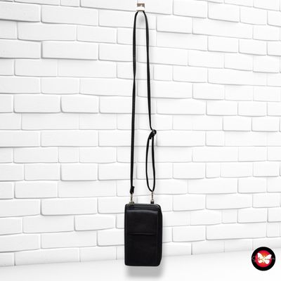 **HOY** Bolso bandolera tipo billetera color Negro Talla MINI