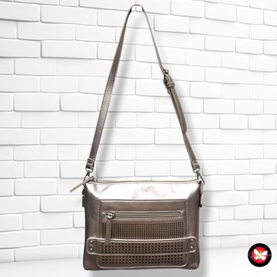 **HOY** Bolso bandolera PEFFINGER color Plateado Talla PEQUEÑO