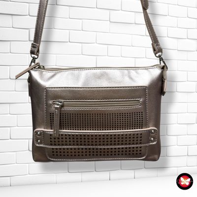 **HOY** Bolso bandolera PEFFINGER color Plateado Talla PEQUEÑO