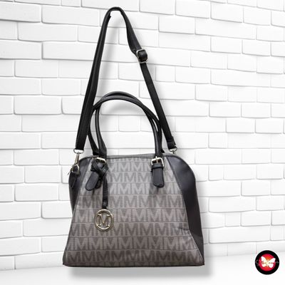 **HOY** Bolso de hombro / bandolera color Negro y gris Talla MEDIANO