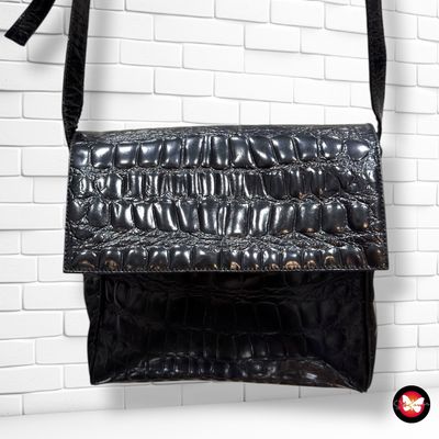 **HOY** Bolso bandolera de charol JOOP! color Negro Talla PEQUEÑO