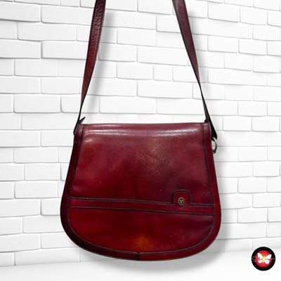 **HOY** Bolso bandolera vintage de piel YORN BOUTIQUE color Marrón Talla PEQUEÑO