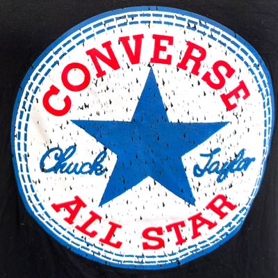 **HOY** Camiseta de manga corta CONVERSE color Negro Talla L (muy pequeña)