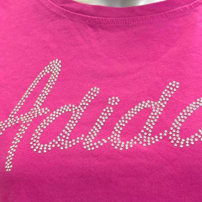 **HOY** Camiseta de manga corta ADIDAS color Rosa Talla 40 (pequeña)