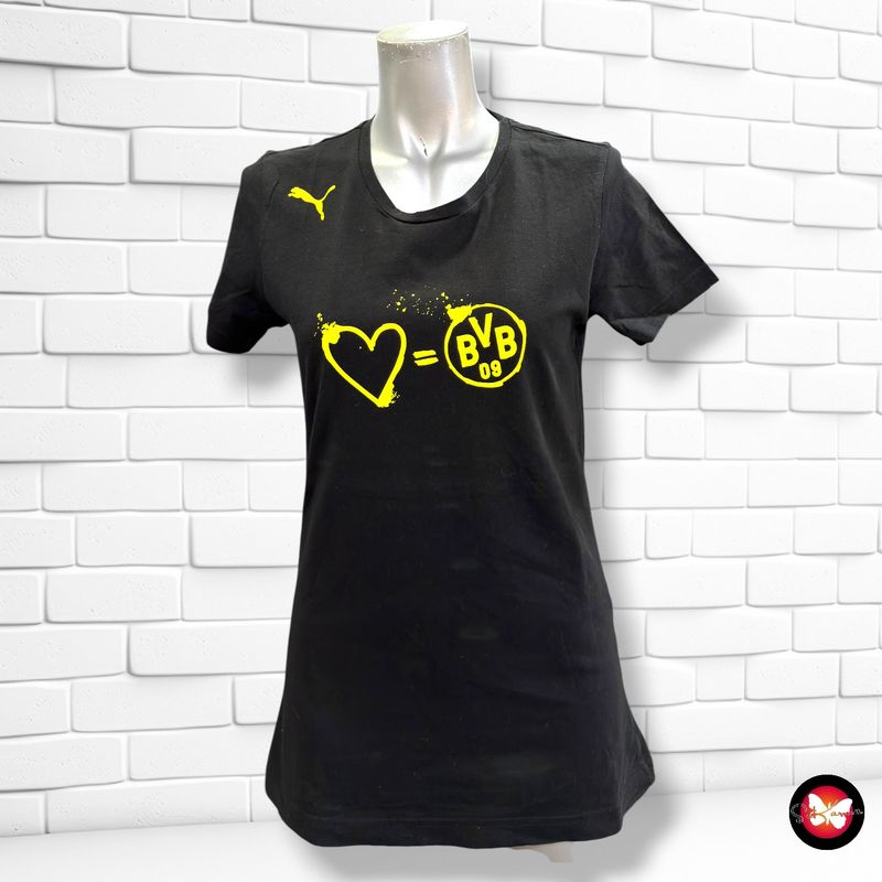 Camiseta de manga corta BORUSSIA DORTMUND PUMA color Negro Talla M (pequeña)