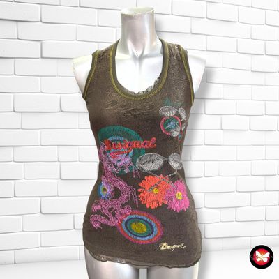 **HOY** Camiseta de tirantes DESIGUAL color Gris Talla XS