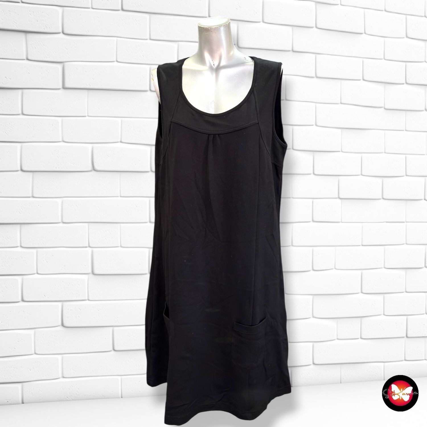 Vestido sin mangas GERRY WEBER color Negro Talla 44