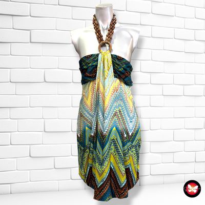 **HOY** Vestido halter VENCA color Varios Talla M