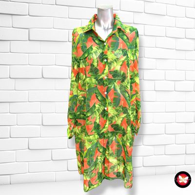 **HOY** Vestido camisero traslúcido color Varios Talla L