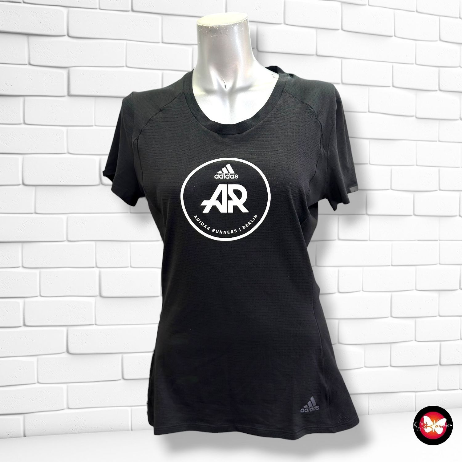 Camiseta deportiva RUNNERS BERLIN ADIDAS color Negro Talla S
