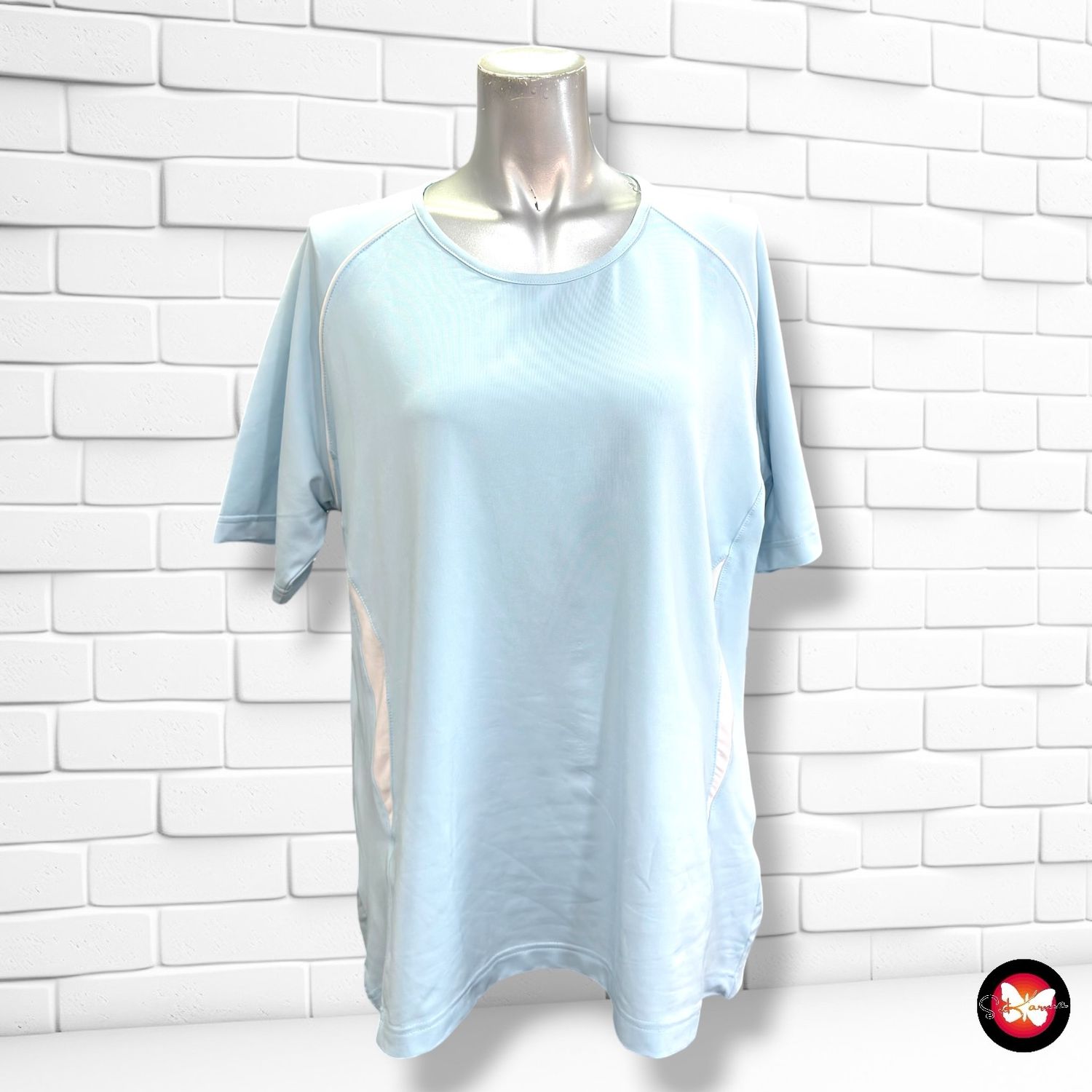 Camiseta deportiva CRANE color Celeste Talla L (grande)