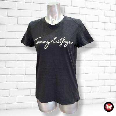 Camiseta de manga corta TOMMY HILFIGER color Negro Talla XS
