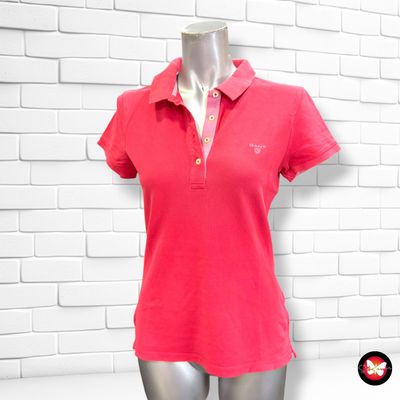 Polo de manga corta GANT color Fresa Talla XS