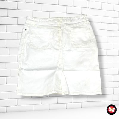 Falda vaquera ESPRIT color Hueso Talla 38