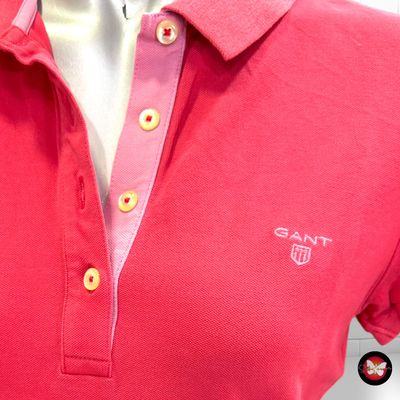 Polo de manga corta GANT color Fresa Talla XS