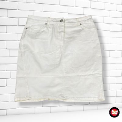 Falda vaquera ESPRIT color Hueso Talla 38