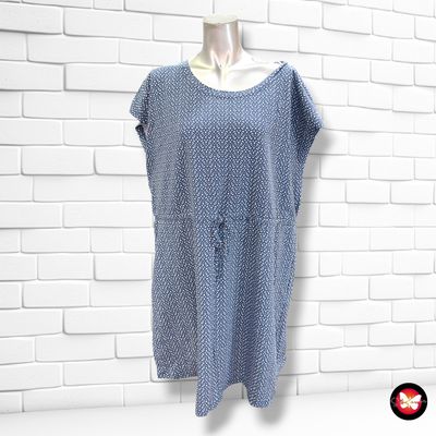 **HOY** Vestido de manga corta BONPRIX color Azul y blanco Talla XXL