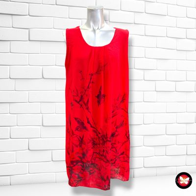 **HOY** Vestido sin mangas  color Rojo Talla ÚNICA