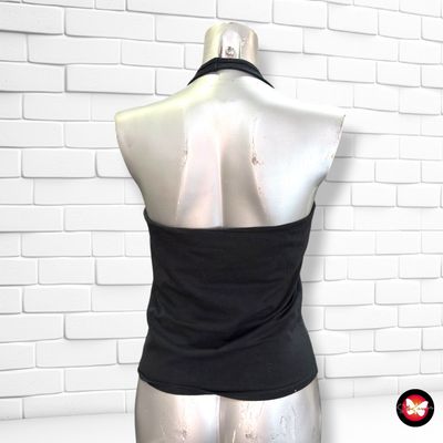 **HOY** Camiseta halter HOLLISTER color Negro Talla L (pequeña)