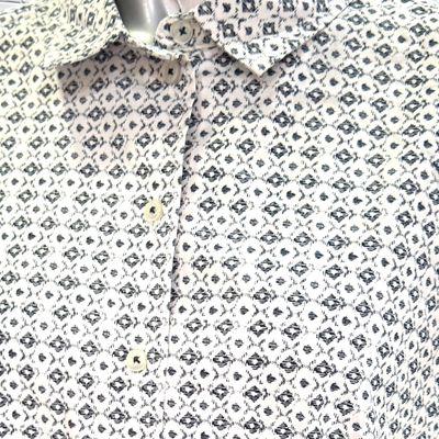 **HOY** Camisa de manga larga MARC O’POLO color Blanco y azul marino Talla 40
