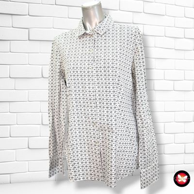 **HOY** Camisa de manga larga MARC O’POLO color Blanco y azul marino Talla 40