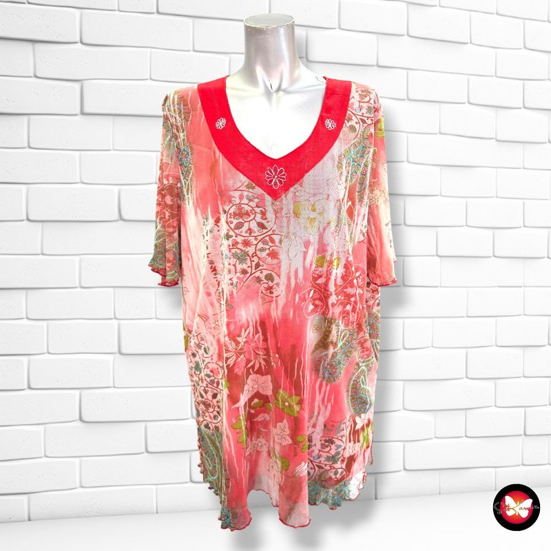Blusa de manga corta  color Varios Talla 2XL