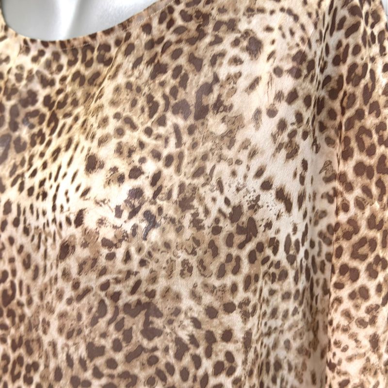 Blusa traslúcida CAMAÏEU color Animal print Talla ÚNICA GRANDE
