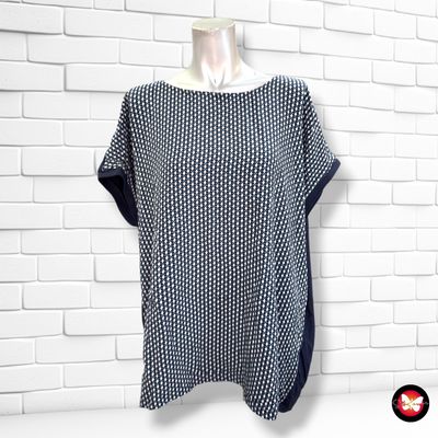 **HOY** Blusa de manga corta STREET ONE color Azul marino y blanco Talla XXL