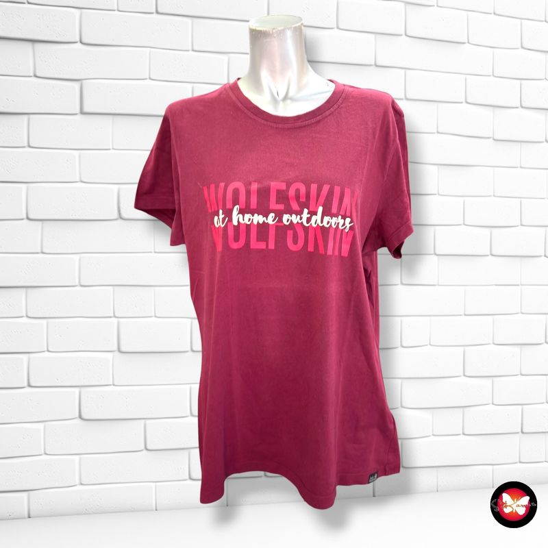 Camiseta de manga corta JACK WOLFSKIN color Granate Talla XL