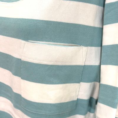 **HOY** Camiseta de media manga de rayas MARC O’POLO color Hueso y menta Talla XXL