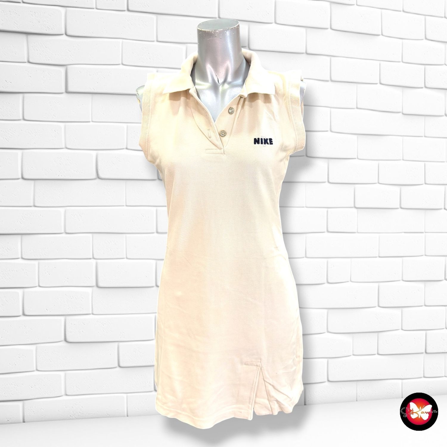 Vestido deportivo NIKE color Crema Talla S