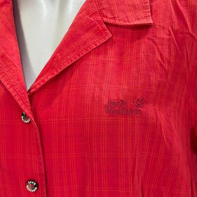 **HOY** Camisa de manga corta JACK WOLFSKIN color Rojo Talla XL