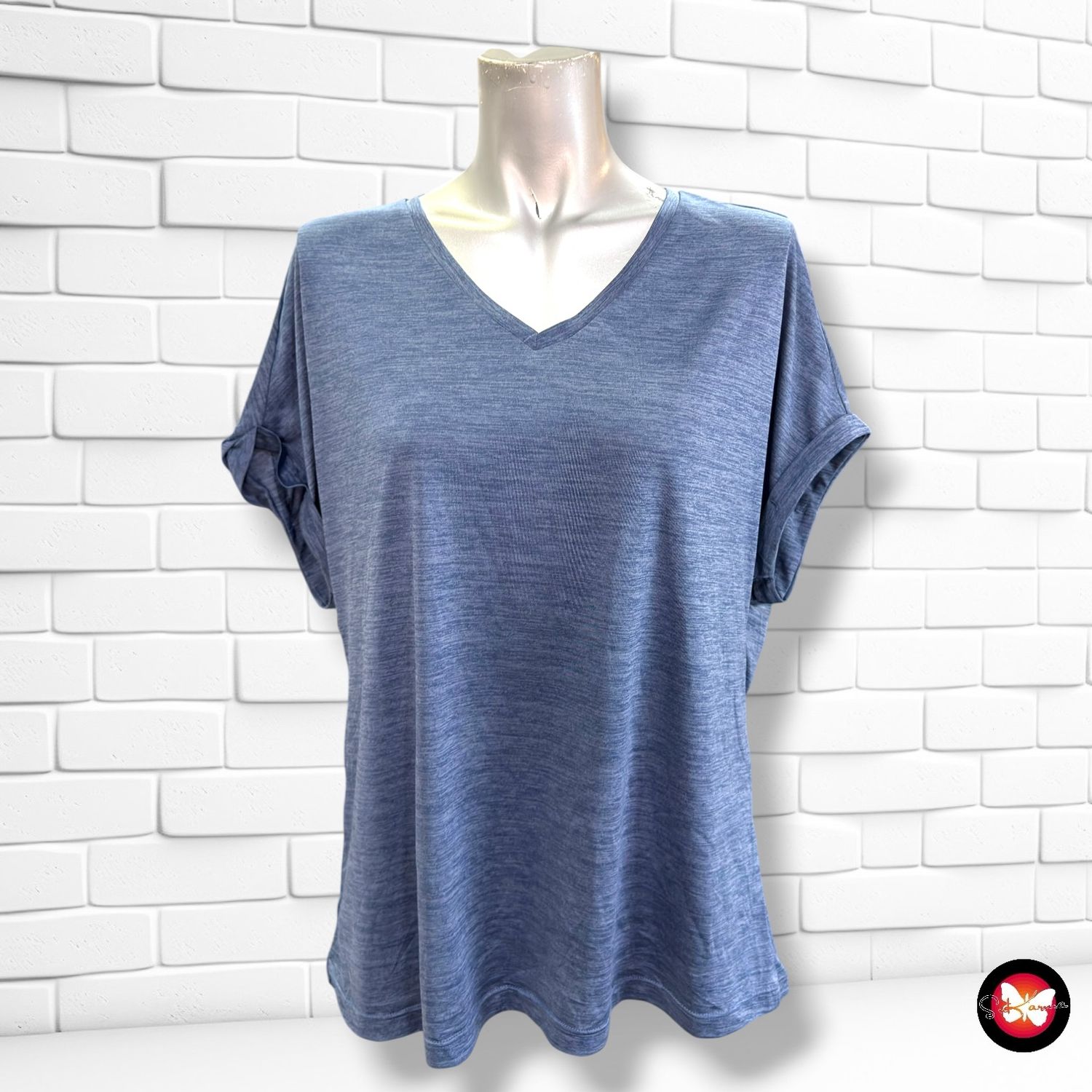 Camiseta deportiva TCHIBO color Azul Talla 40/42