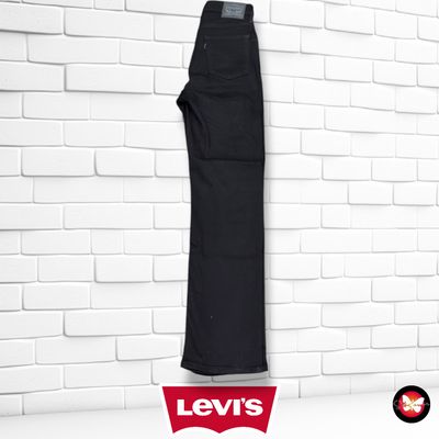 **HOY** Pantalón 724 HIGH RISE STRAIGHT LEVI’S color Negro Talla M (W28)