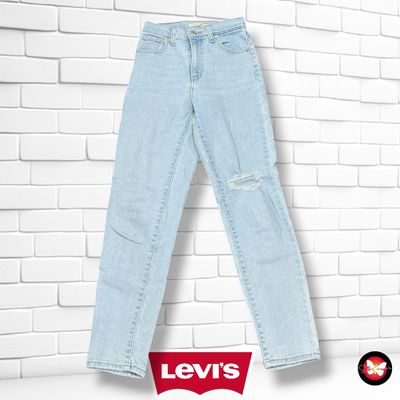 **HOY** Pantalón HIGH WAISTED MOM LEVI’S color Azul vaquero Talla XXS (W23)