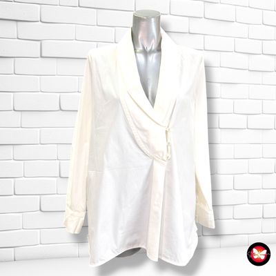 **HOY** Blusa de manga larga MAX MARA color Blanco Talla L/XL