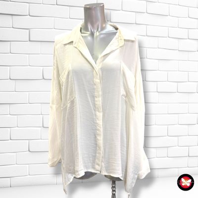 **HOY** Camisa de manga larga UNIT color Blanco roto Talla XL