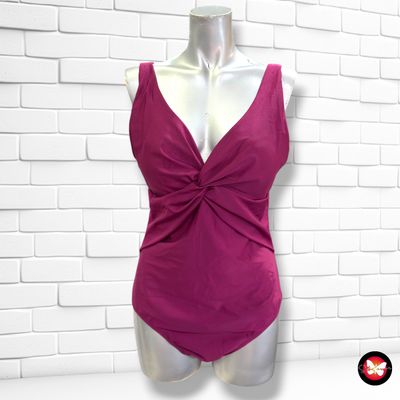 Bañador entero PRIMARK color Granate Talla 42