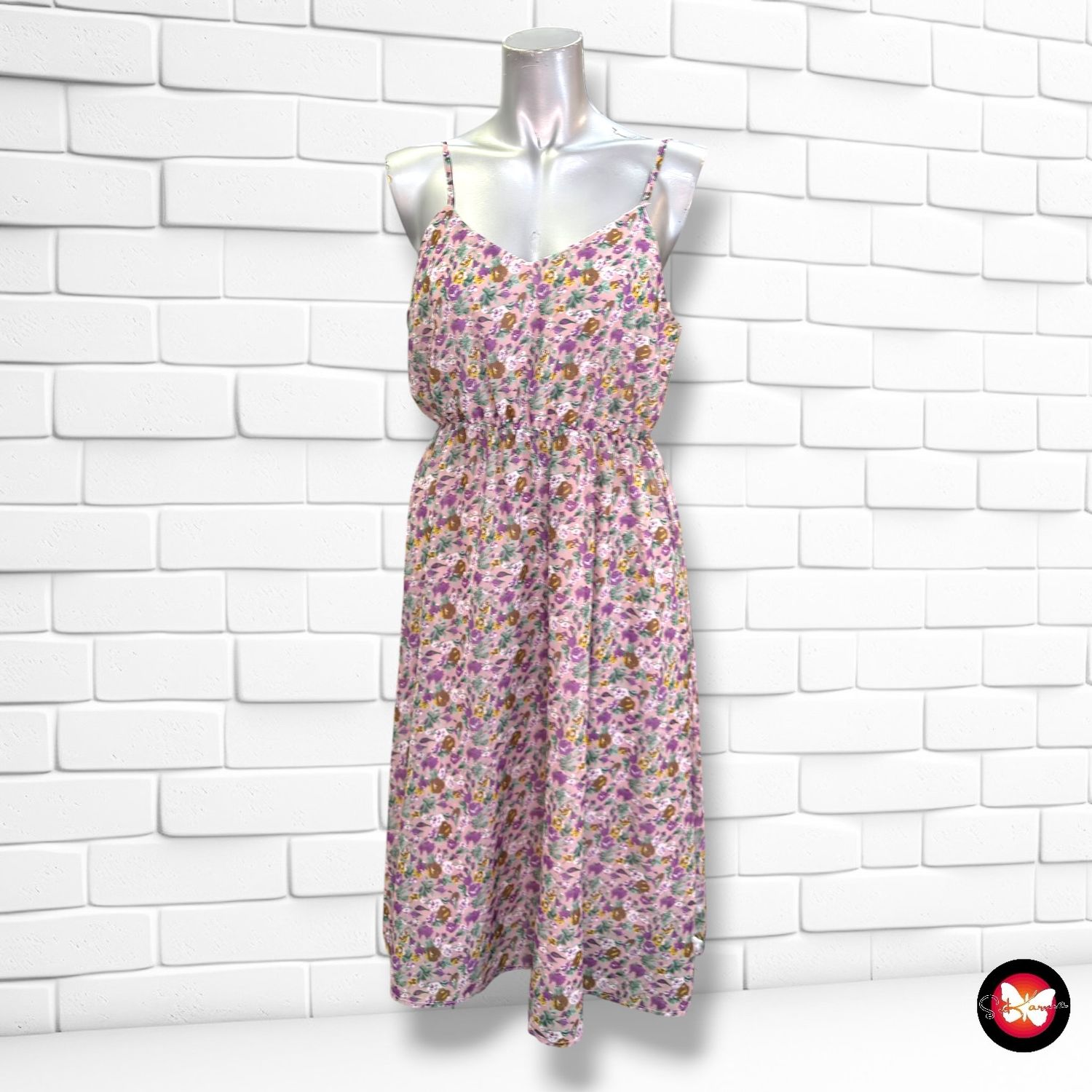 Vestido de gasa de tirantes  color Varios Talla S